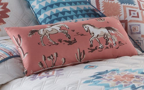 Tribal Diamonds Horse Pillow