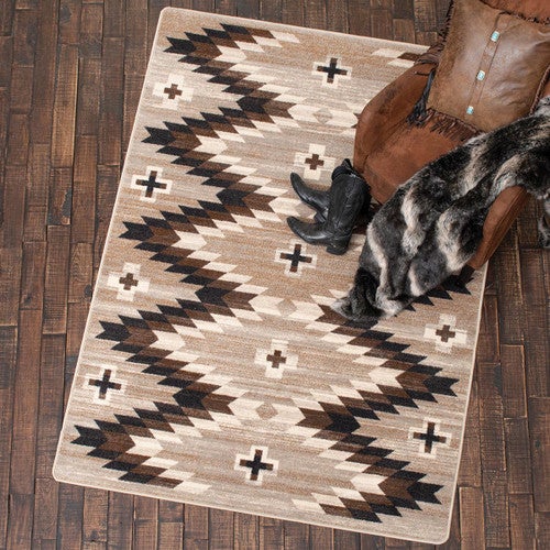 Sandstone Cross Rug - 4 x 5