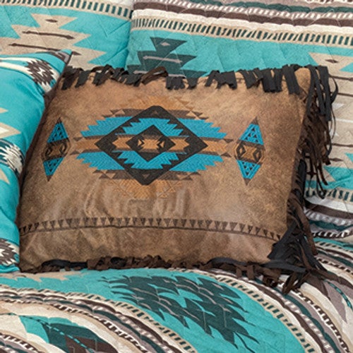 Diamond Vista Embroidered Pillow