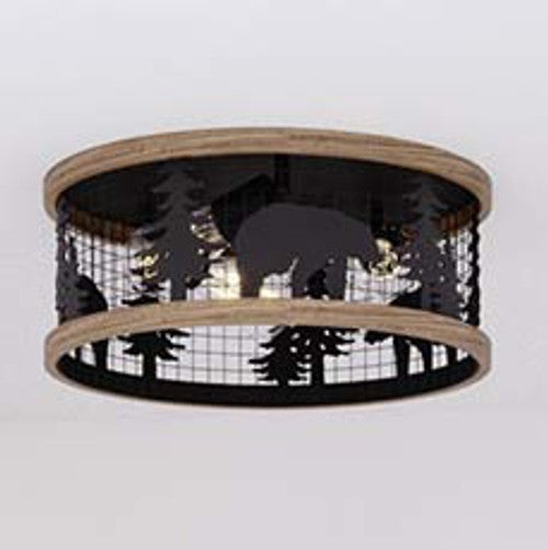 Bear Horizon Flush Mount Ceiling Light
