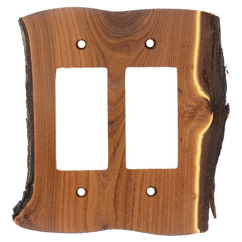 North Ridge Olive Wood Double Rocker Plate