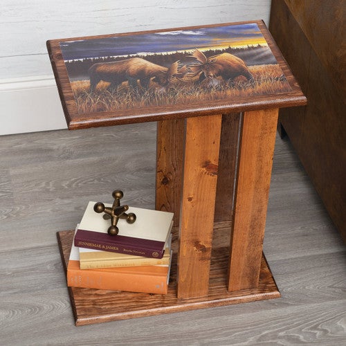 Rocky Mountain Moose Side Table