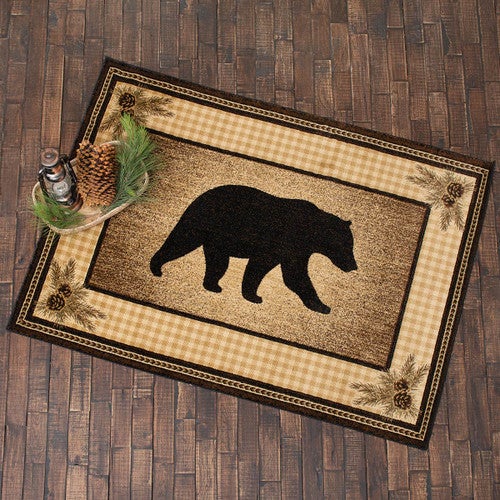 Pinecone Bear Rug - 5 x 8