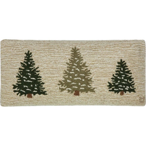 Snowy Trees Hickory Bench