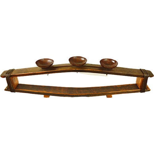 Oak Barrel Wood Candleholder