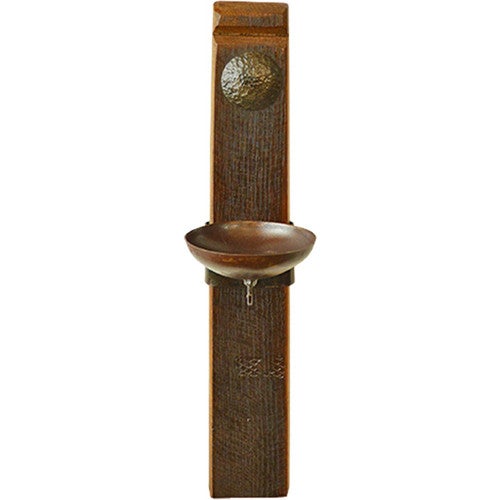 Lexington Whiskey Barrel Straight Candleholder