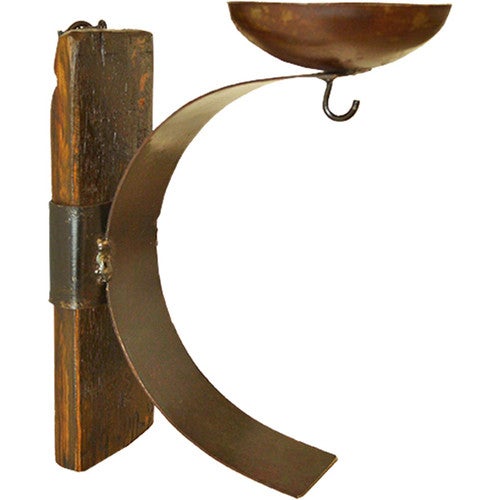 Lexington Whiskey Barrel Curved Candleholder