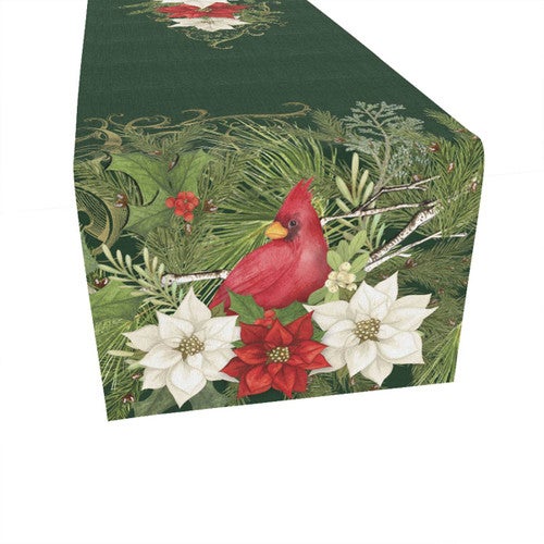 Woodland Christmas Table Runner - 72 Inch
