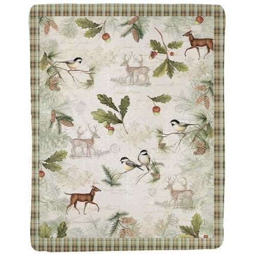 Woodland Deer Throw