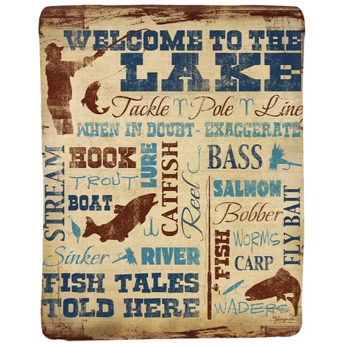 Life at the Lake Throw