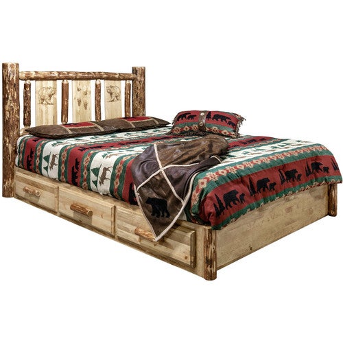 Cascade Platform Storage Beds - Bear
