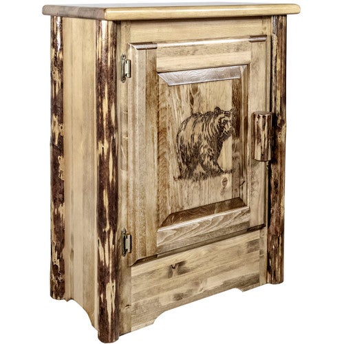 Cascade Left-Hinged Accent Cabinet - Bear
