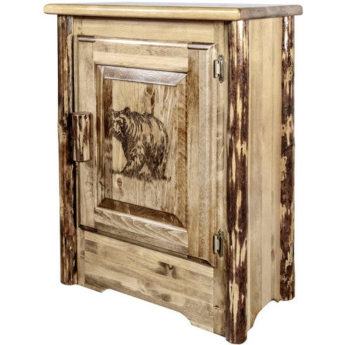 Cascade Right-Hinged Accent Cabinet - Bear