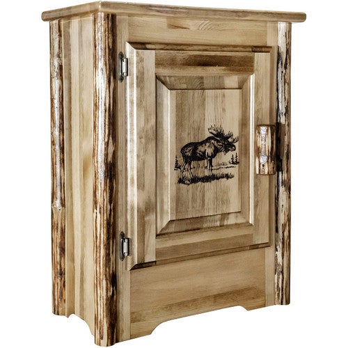 Cascade Left-Hinged Accent Cabinet - Moose