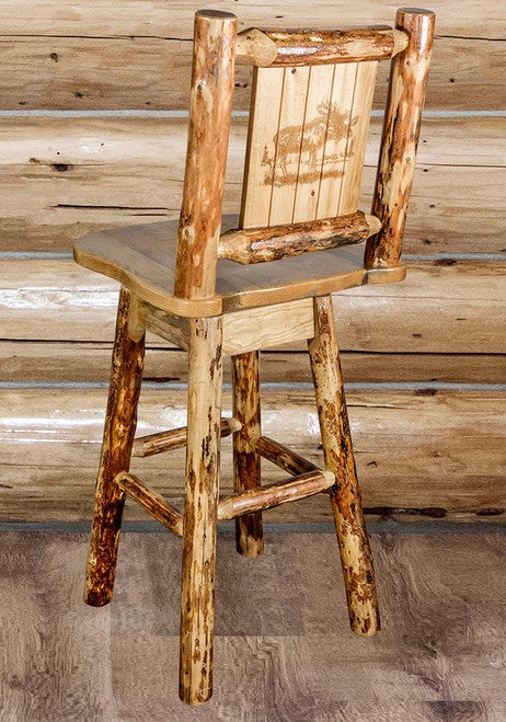 Cascade Swivel Counter Stool - Moose