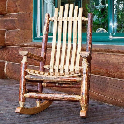 Cascade Rocking Chair with Stained Finish
