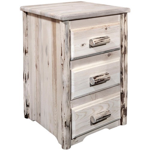 Asheville Three Drawer Nightstand - OUT OF STOCK UNTIL 07/18/2025