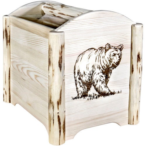 Asheville Magazine Rack - Bear