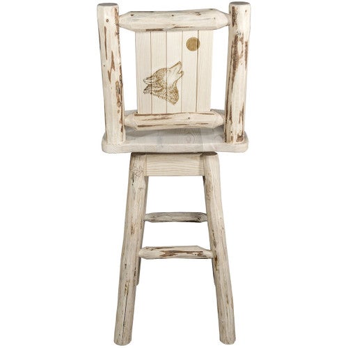 Asheville Swivel Barstool - Wolf