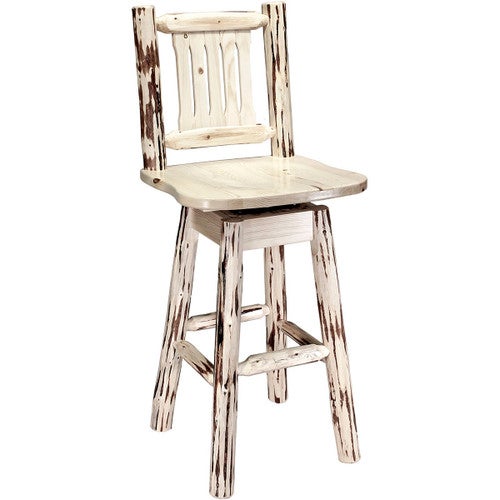 Asheville Swivel Counter Stool - Plain