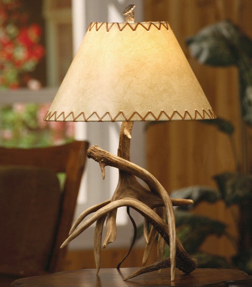 Trophy Antler Table Lamps - Set of 2