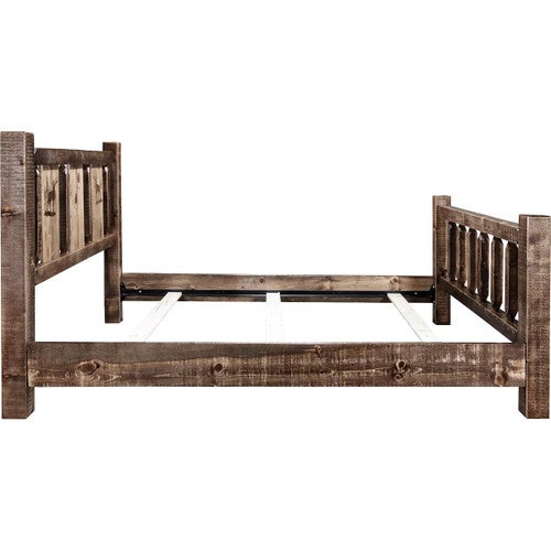 Denver Bed with Engraved Elk - Full