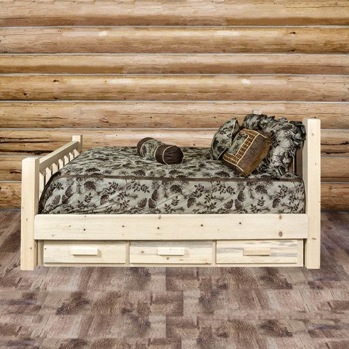 Denver Bed with Storage - Full - Lacquered