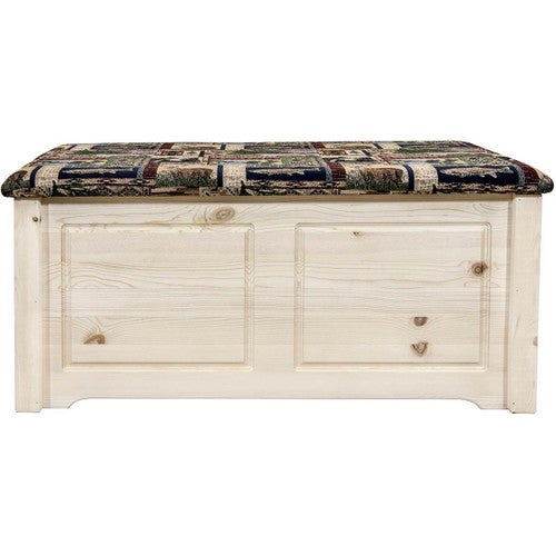 Denver Small Blanket Chest with Woodland Seat - Lacquered