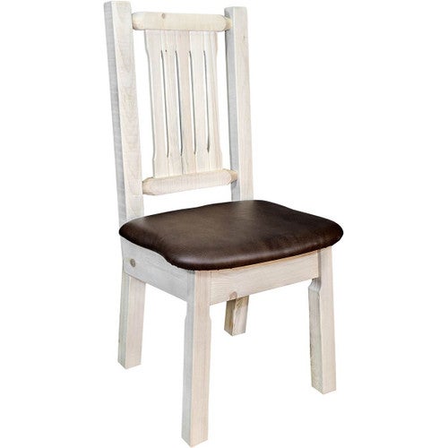 Denver Side Chair with Saddle Seat - Lacquered