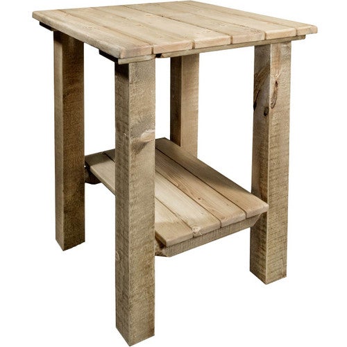 Denver Exterior End Table - Exterior Stain Finish