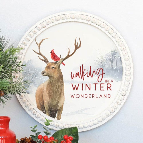 Deer & Cardinal Wall Art