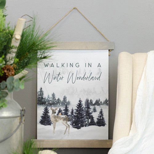 Winter Deer Wall Art