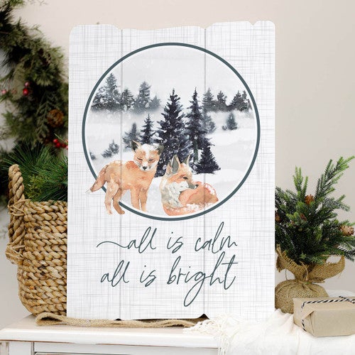 Snowy Fox Wall Art