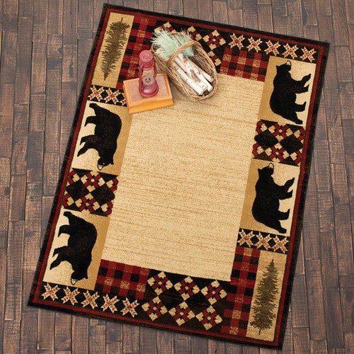 Black Bear Traditions Rug Collection