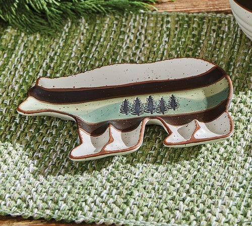 Bear Ridge Ceramic Spoon Rest