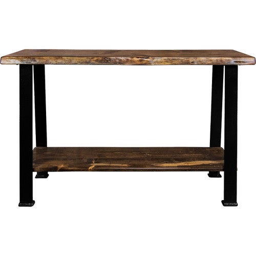 Lima Console Table with Shelf & Provincial Stain
