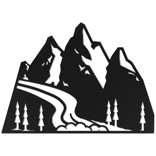 Mountain Road Metal Wall Art