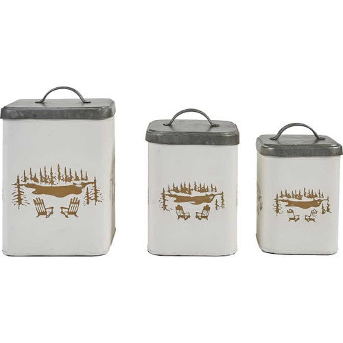 Adirondack Woods Canisters - Set of 3