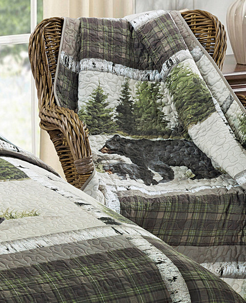 Breckenridge Bear Lodge Throw