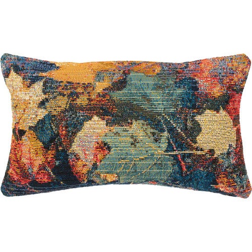 Autumn Abstract Oblong Accent Pillow