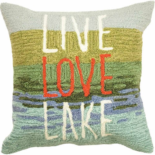 Live Love Lake Accent Pillow