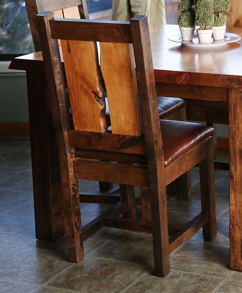 Missoula Live Edge Alder Chair
