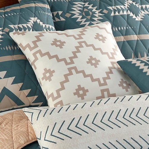 Desert Geo Tan Accent Pillow