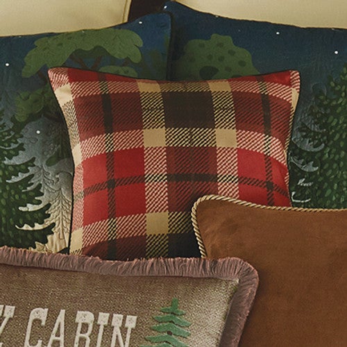 Woodland Plaid Pillow