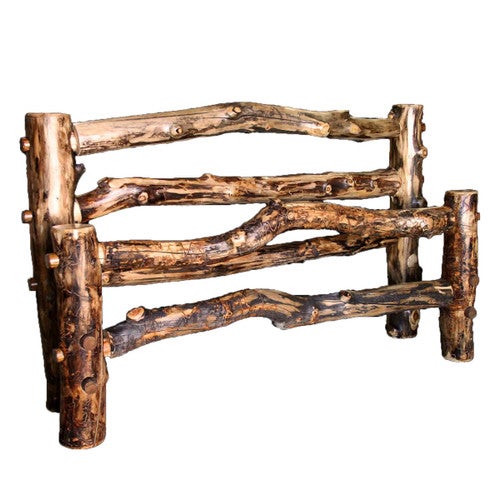 Aspen Creek Fence Rail Bed - Queen