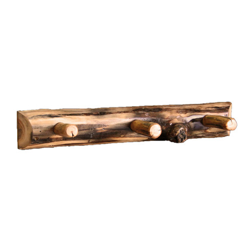Aspen Half-Log Wall Mount Rack - 36 Inch