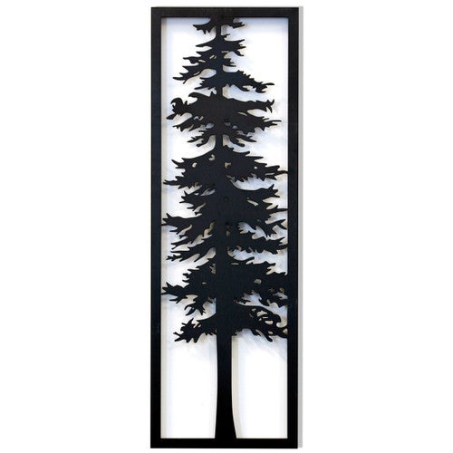 Black Pine 2 Iron Wall Art