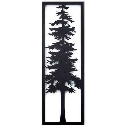 Black Pine 1 Iron Wall Art