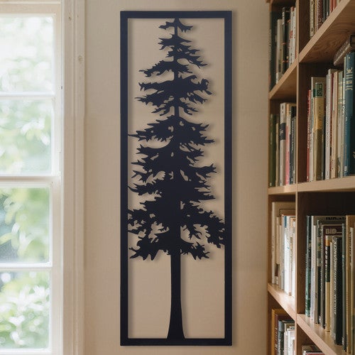 Black Pine 1 Iron Wall Art