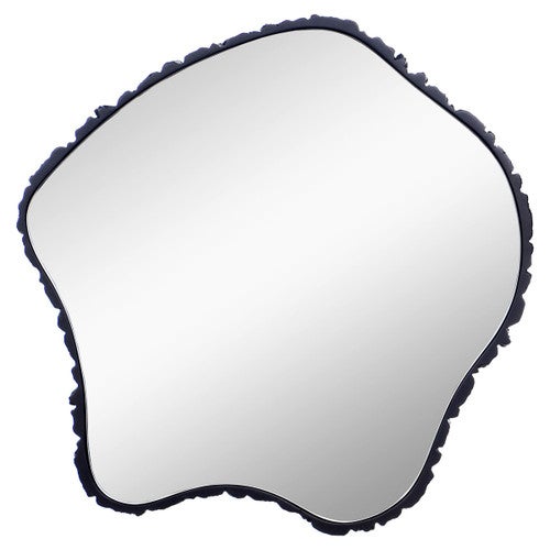 Glossy Tree Slice Wall Mirror - OVERSTOCK